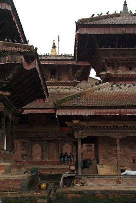 Durbar Square in the Rain 02