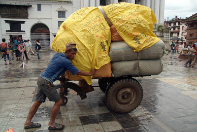 Hand Cart in Durbar Square