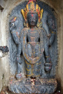 Hindu Statue by Kathmandu Ghats