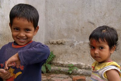 Kids by Kathmandu Ghats
