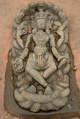 Sleeping Vishnu Kathmandu Ghats