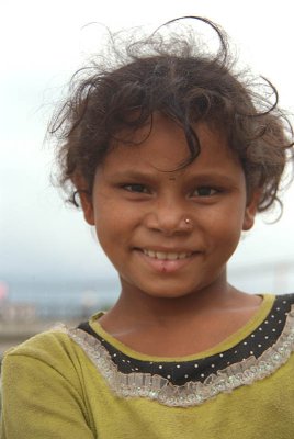 Young Girl by Kathmandu Ghats