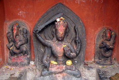 Carvings of Hindu Gods Kathmandu