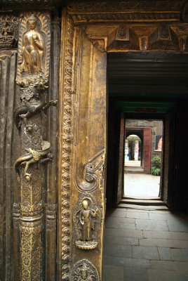 Doorway of Golden Temple Patan