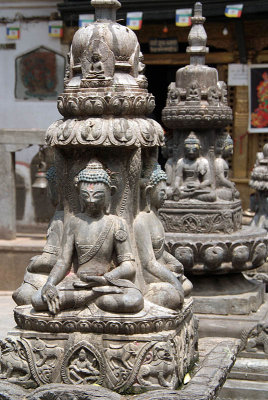 Buddhist Statues in Kathmandu Temple
