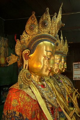 Green Tara Statues Golden Temple Patan