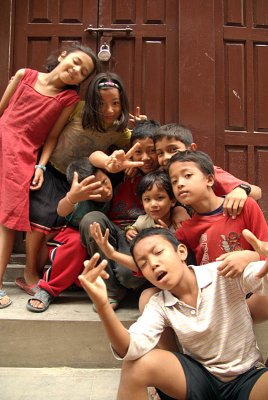 Kids in Patan