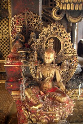 Metal Statues in Golden Temple Patan