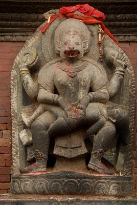 Statue of Ajima Durbar Square Patan