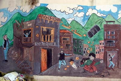 Mural of Earthquake Kathmandu