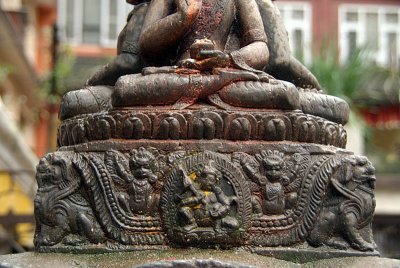 Pedestal of Buddhist Stupa Kathmandu