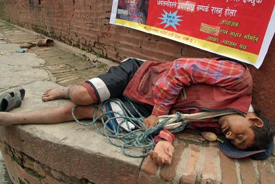 Sleeping Porter Kathmandu