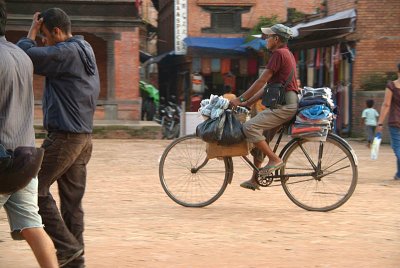Cycling Through Durbar Square Bhaktapur