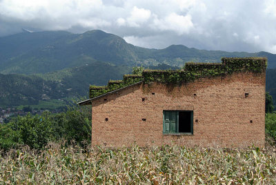 Brick Building near Kopan Monastery