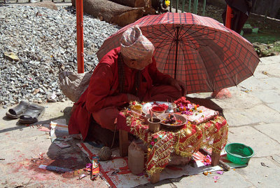 Brahmin at Dakshinkali