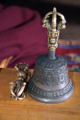 Bell and Vajra Pisang Monastery