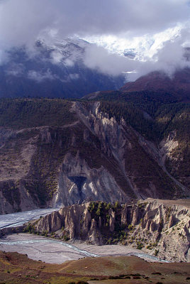 Eroded Land en route to Yak Kharka