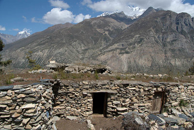 Stone Shelter for Animals Manang
