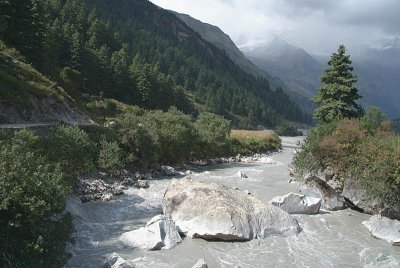 View Along River Marpha to Ghasa