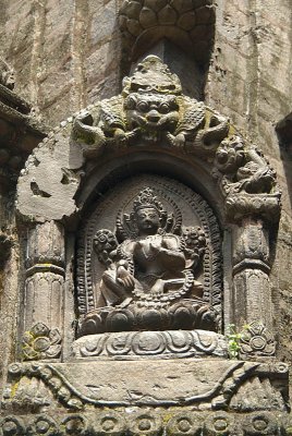 Carving on Adinath Mandir