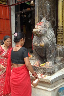 Women Annointing Fu at Chobar Temple