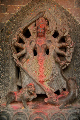 Many Armed Kali Statue Kirtipur