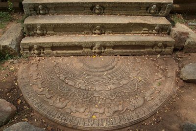 Moonstone at Anuradhapura