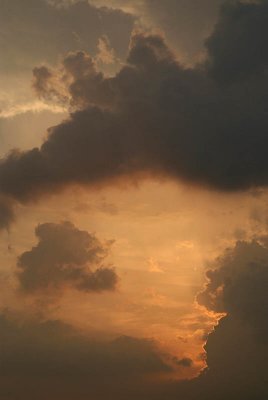 Stormy Sunset Clouds Anuradhapura