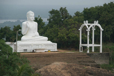 White Budha Statue at Mihintale 02