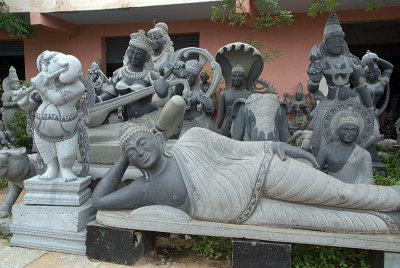 Stone Carving Shop Mamalapuram