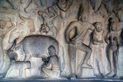 Stone Carvings at Mamallapuram 04