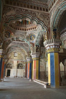 Decorated Hall Royal Palace Tanjore