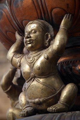 Metal Figure in grounds of Brihadeeswarar Temple