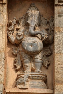 Ganesha on Brihadeeswarar Temple