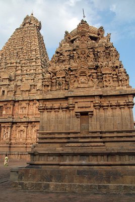 Shrine and back of Brihadeeswarar Temple