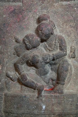 Kissing Figures on Pillar Sri Ranganathaswamy Temple