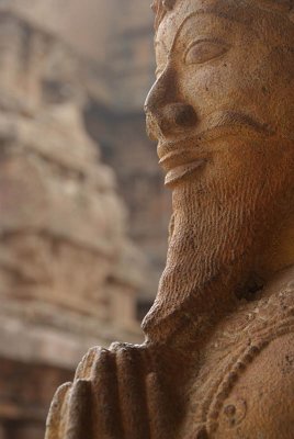 Statue in Profile at Brihadeeswarar Temple