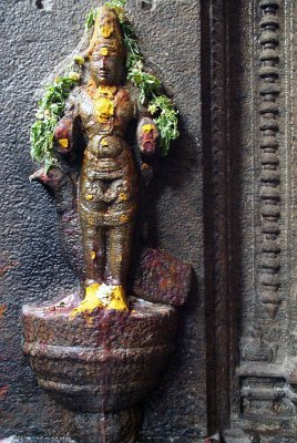 Annointed Figure Meenakshi Temple