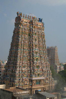 Gopuram Sri Meenakshi Temple 03