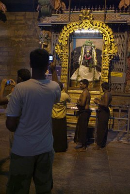 Photographing Ganesha Shrine