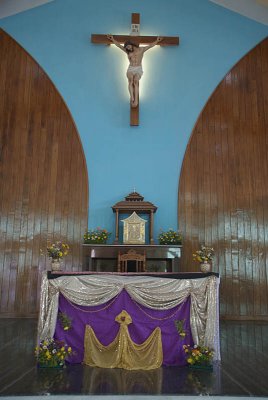 Altar of Church Kanyakumari
