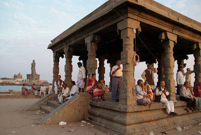 Sitting near the Ghats Kanyakumari
