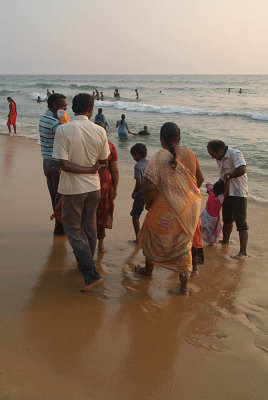 Indian Families at Varkala