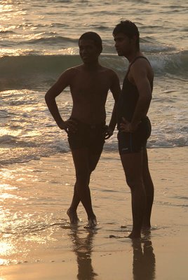 Boys at the Beach Varkala