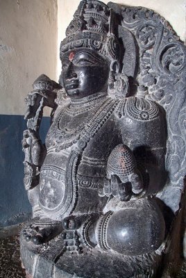 Statue inside Jain Temple at Sravanabelagola