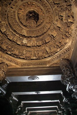 Ceiling Detail at Chennakesava Temple Belur 02