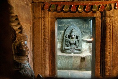 Statues inside Jain Temple at Sravanabelagola 02