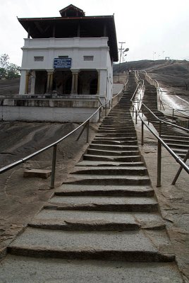 Climbing Vindyagiri Hill