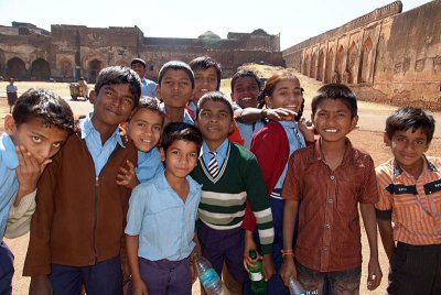 School Children at Bidar Fort