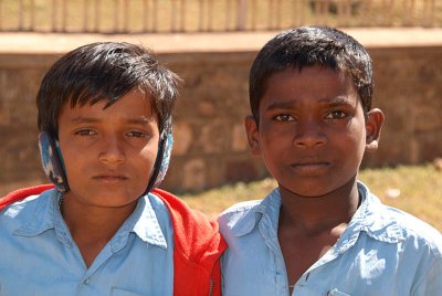 School Boys at Bidar Fort